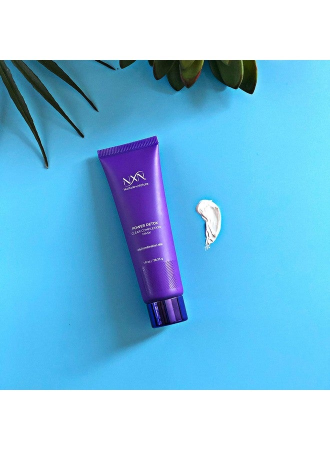 Kaolin Clay Detoxifying Face Mask With Licorice Root & Grapeseed Oil For Oily/Combination Skin 1.0 Fl Oz