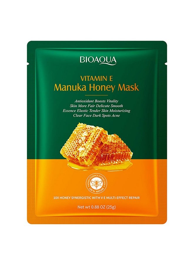 Manuka Honey Facial Mask Vitamin E Moisturizing Face Skin Delicate Smooth Antioxidant Repair 25G X 5Pcs