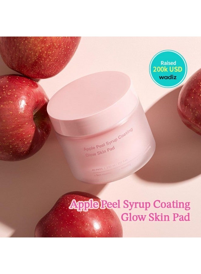 Apple Peel Syrup Coating Glow Skin Pad Facial Exfoliant Blemish & Dead Skin Clearing Pads Moisturize Hydrating Korean Skincare