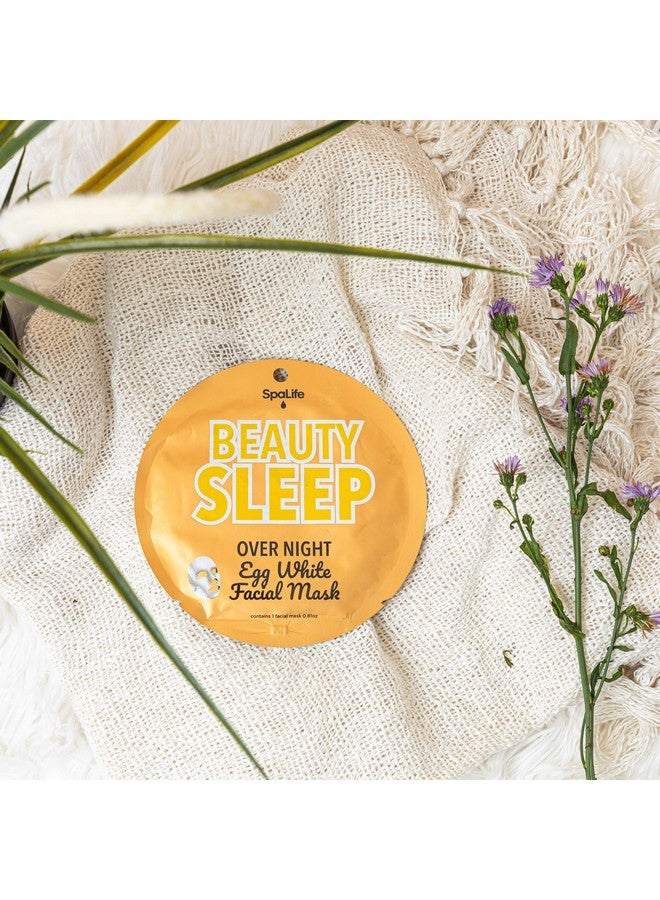 Beauty Sleep Overnight Egg White Facial Mask 10 Count
