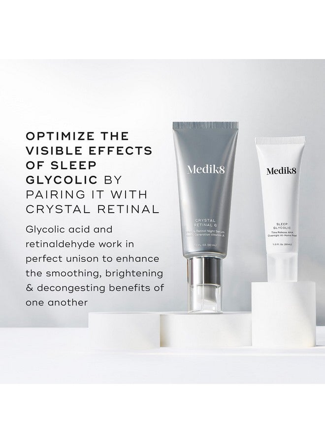 Sleep Glycolic Exfoliating Glycolic Acid At Home Face Peel Overnight Aha Antiaging Skin Treatment Glycerin And Korean Clover 1.0 Oz