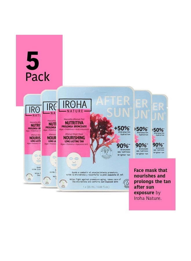 After Sun Skin Care Mask Prolongs Tan Pack Of 5 Pieces