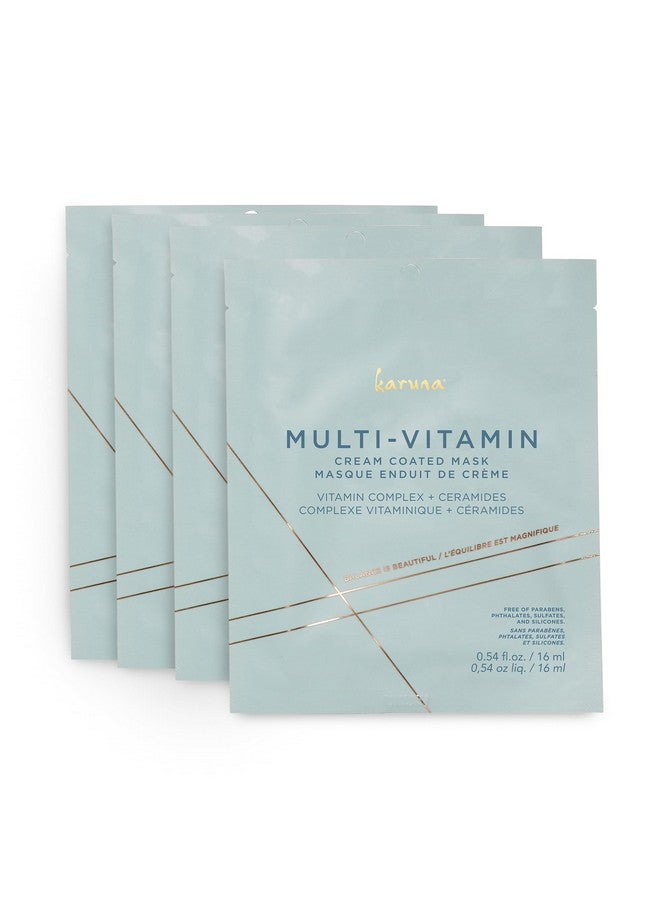 Skin Multivitamin Face Masks Skincare Musthave Creamcoated Vitaminrich Collagen Mask Facial Masks Face Mask Set 4 Sheets Per Pack