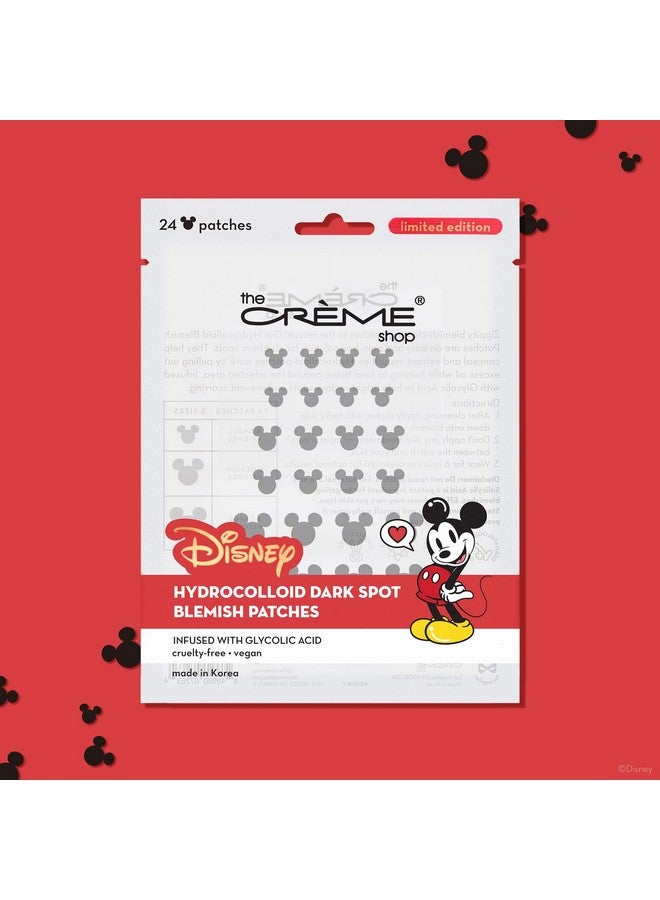 Mickey Mouse Hydrocolloid Acne Patches Infused With Glycolic Acid (3 Pack)