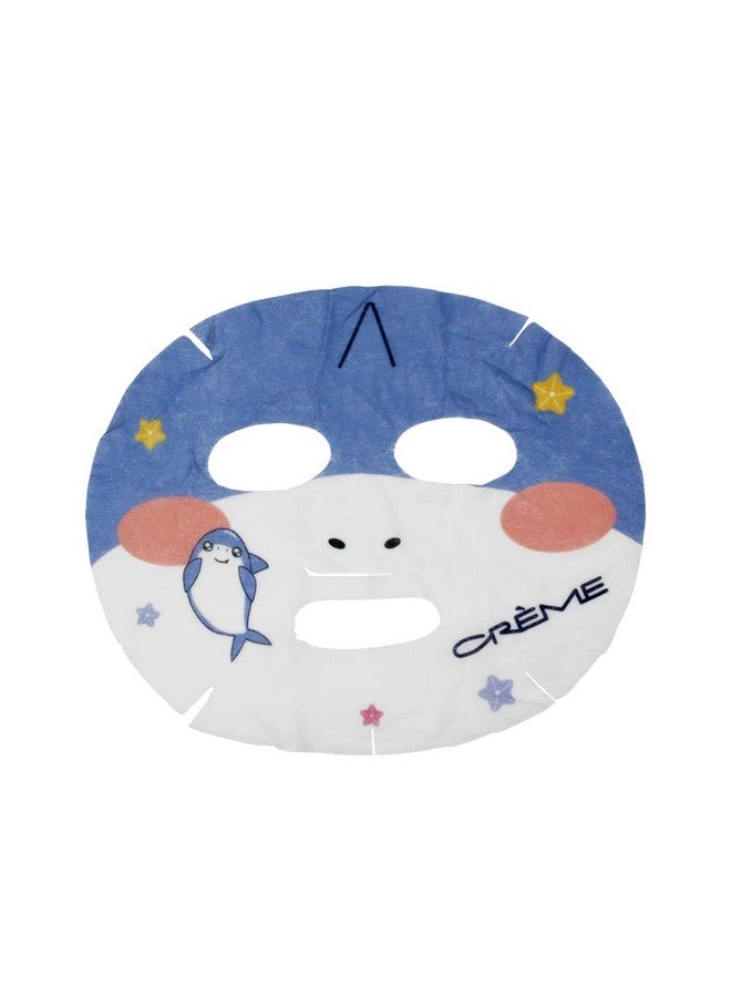 Be Jawsome Skin! Animated Baby Shark Face Mask Retinol Facial Mask With Ceramides K Beauty Sheet Mask 3 Pack