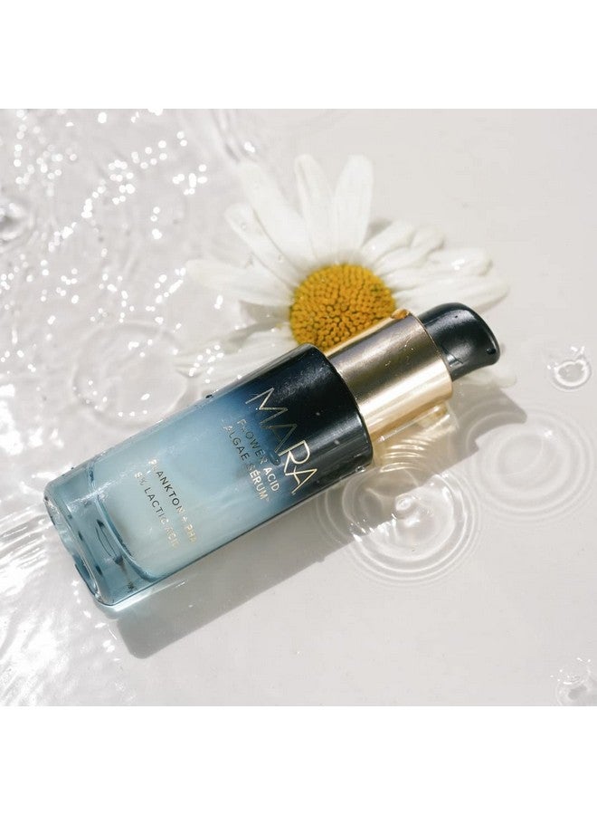 Natural Plankton + Pha Flower Acid Algae Face Serum Nontoxic Plantbased Skin Care Exfoliate + Renews The Skin While Targeting Fine Line + Pores (1 Oz 30 Ml)