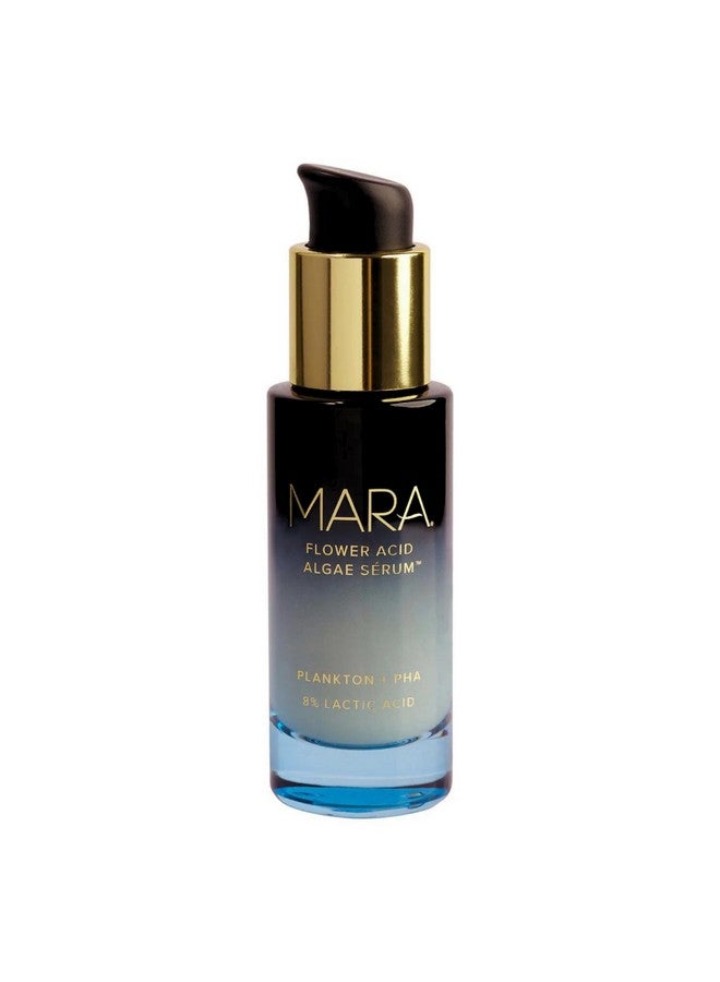 Natural Plankton + Pha Flower Acid Algae Face Serum Nontoxic Plantbased Skin Care Exfoliate + Renews The Skin While Targeting Fine Line + Pores (1 Oz 30 Ml)
