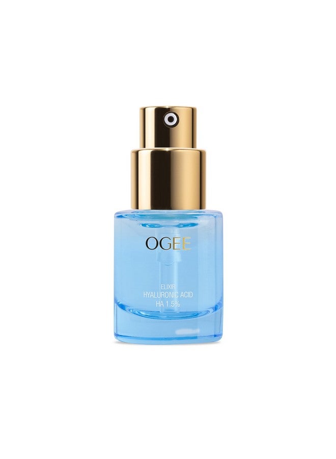 Hyaluronic Acid Ha 1.5% Elixir Hyaluronic Acid Serum For Face Plumping & Hydrating Serum For Fine Lines And Wrinkles 70% Organic Ingredients & Made In Usa