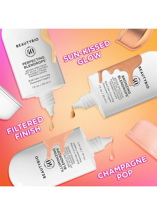 Perfecting Blendrops. Broad Spectrum Spf 40 Oil Invisible Finish Priming Drops With Colorcorrecting Tranexamic Complex