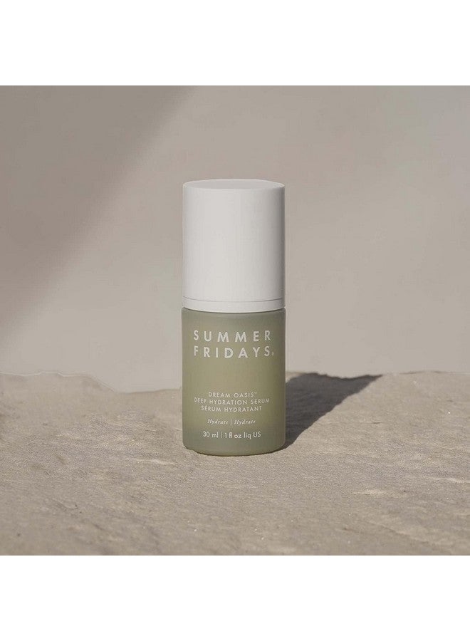 Dream Oasis Serum Hydrating Serum With Hyaluronic Acid Glycerin & Squalane Helps Soothe Skin And Improve The Appearance Of Fine Lines & Wrinkles (1 Fl Oz)