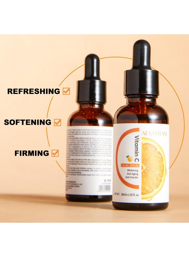 Hydrating Hyaluronic Acid Serum For Face With Vitamin C Vitamin E 30Ml / 1.06 Fl.Oz Daily Moisturizing Face Serum