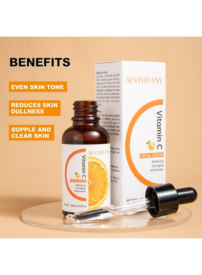 Hydrating Hyaluronic Acid Serum For Face With Vitamin C Vitamin E 30Ml / 1.06 Fl.Oz Daily Moisturizing Face Serum