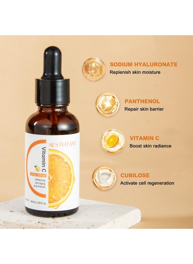 Hydrating Hyaluronic Acid Serum For Face With Vitamin C Vitamin E 30Ml / 1.06 Fl.Oz Daily Moisturizing Face Serum