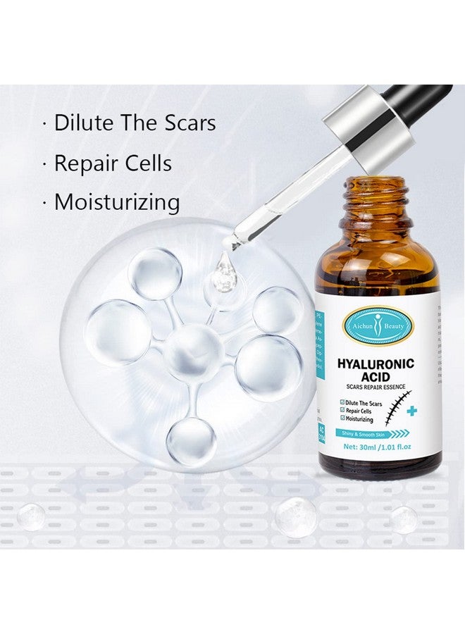 Hyaluronic Acid Scars Repair Essence Repair Cells Serum Moisturizing Essential Oil Skin Scar Removal Nourish Hydrate 30Ml/1.01Fl.Oz