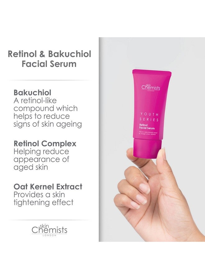 Retinol Bakuchiol Facial Serum With Hyaluronic Acid Retinol Serum For Face With Advanced Antiaging Formula Rejuvenate Smooth And Brighten Your Skin 30Ml V2
