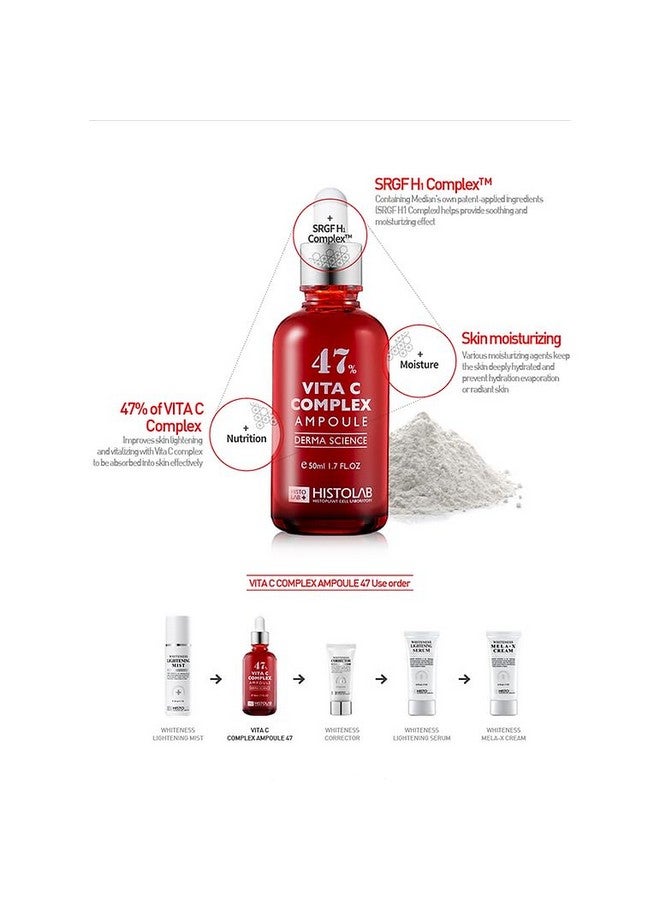 Vitamin C Complex Ampoule 47% Made In Korea Essential Korean Beauty Skin Care Brilliant Skin Vita C