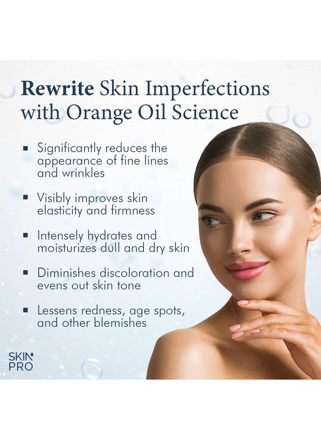 Delfogo Stem Cell & Vitamin C Serum W/Hyaluronic Acid Pure Orange Oil & Chamomile Extract Antiaging Enhanced Face Firming Antiwrinkle Skin Hydration Daily Skincare For Men & Women (1 Pack)