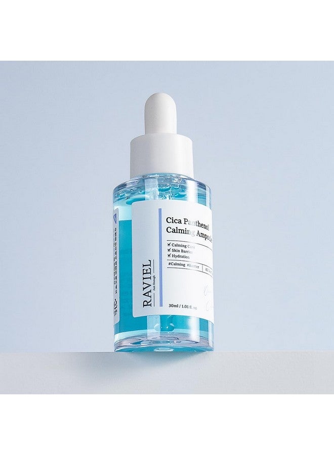 Cica Panthenol Calming Ampoule Soothingcentella Extractgentle Moisturizingwrinkle Improvementnon Sensitivehydration (1.01 Fl.Oz.)