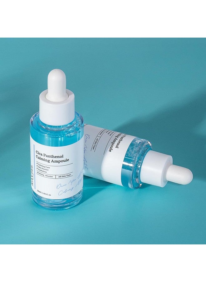 Cica Panthenol Calming Ampoule Soothingcentella Extractgentle Moisturizingwrinkle Improvementnon Sensitivehydration (1.01 Fl.Oz.)