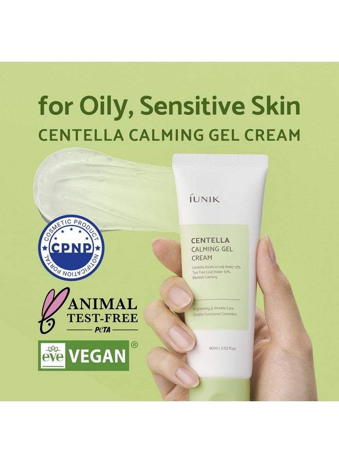 Centella Edition Skincare Set (Cream 2.02 Fl.Oz. & Mini Serum 0.51 Fl.Oz.) Centella Asiatica And Tea Tree Leaf Waters To Soothe Calm Moisturize And Protect The Skin