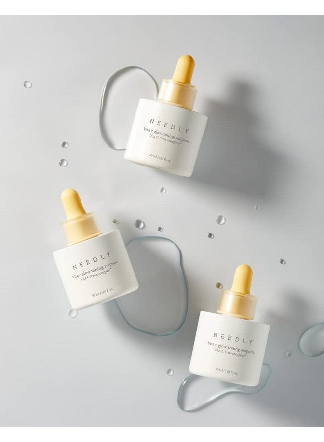 Vita C Glow Toning Ampoule Lightweight Brightening Ampoule With Vita C Complex For Tone Improvement And Moisturizing