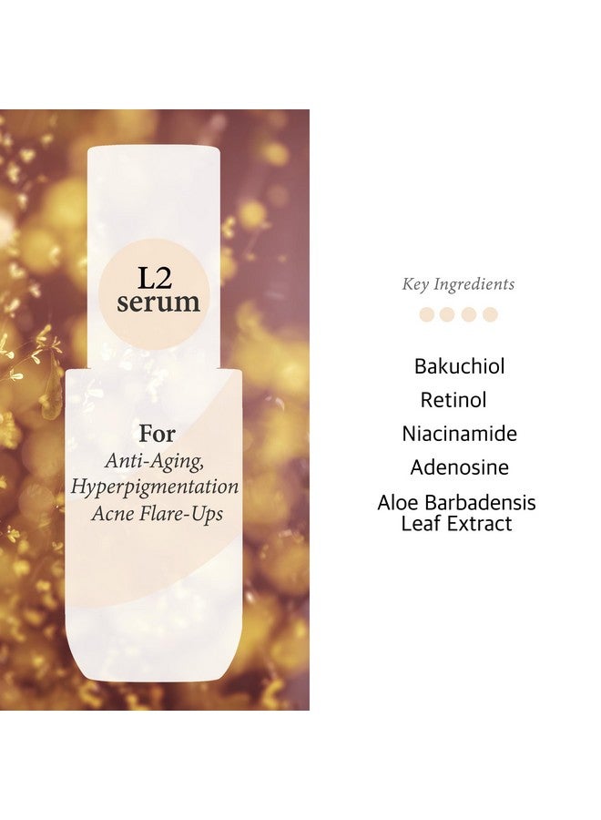 Retinol 0.5% Bakuchiol 2% Serum With Retinol For Face Antiaging Hyperpigmentation And Acne Flareups 1 Fl Oz (30Ml)