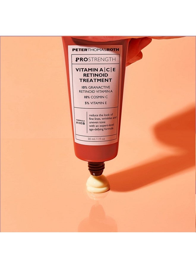 Pro Strength Vitamin Ace Retinoid Treatment For Fine Lines Wrinkles And Uneven Tone Antiaging And Brightening Cream With Vitamins A C And E