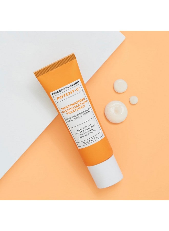 Potentc Niacinamide Discoloration Treatment For Discoloration Dark Spots And Postacne Marks Intensive Brightening Treatment With Vitamin C And Niacinamide