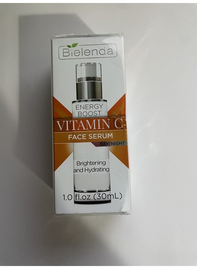 Energy Boost Vitamin C Face Serum Brightening And Hydrating 1Oz