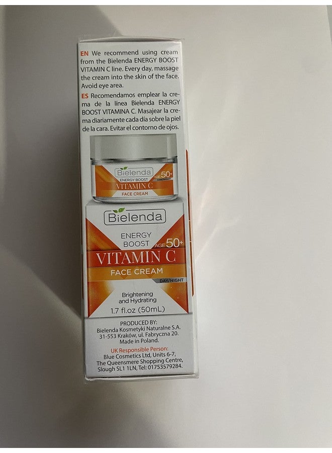 Energy Boost Vitamin C Face Serum Brightening And Hydrating 1Oz