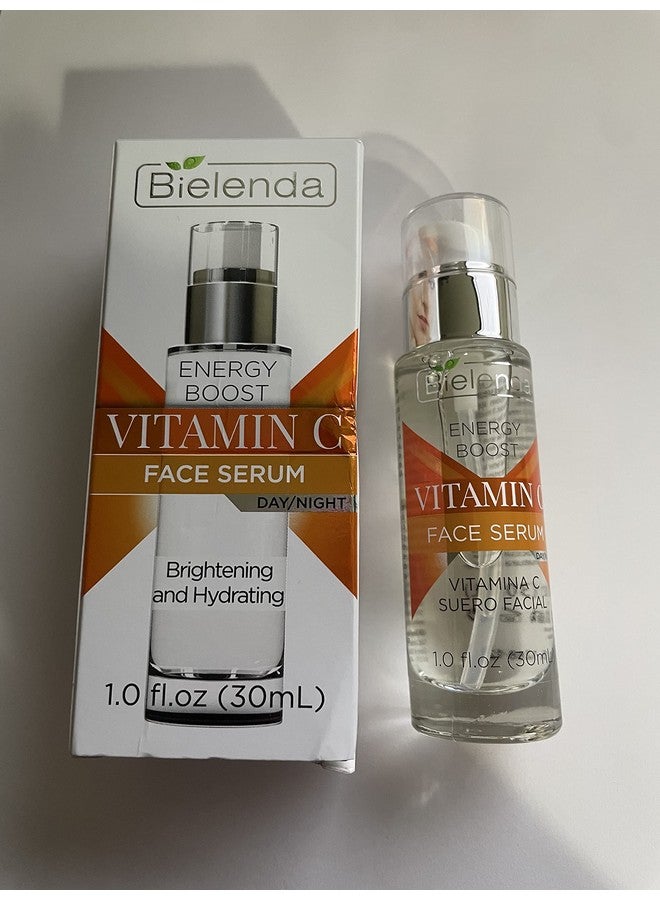 Energy Boost Vitamin C Face Serum Brightening And Hydrating 1Oz