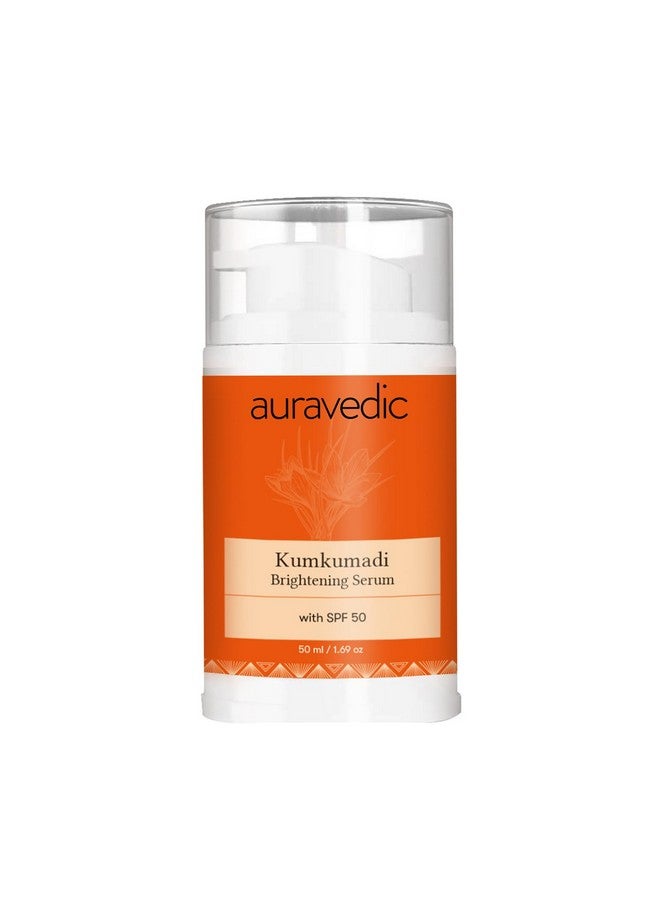 Kumkumadi Sunscreen Spf 50 Kumkumadi Face Serum With Kumkumadi Tailam Brightening Serum Kumkumadi Face Oil For Glowing Skin I Saffron Vitamin C I 50Ml