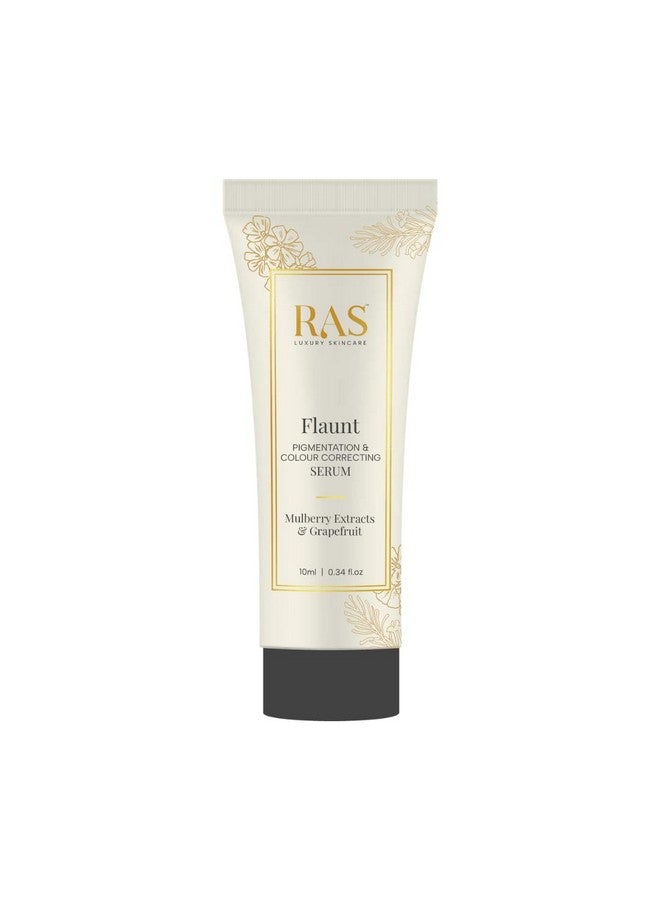 Flaunt Pigmentation & Complexion Correcting Serum; Reduces Dark Spots Removes Dullness Evens Skin Tone; 10Ml