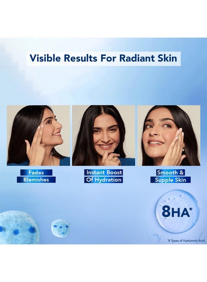 . Natural Hydrating Face Serum With 8 Types Of Hyaluronic Acid And Vitamin E For Soft And Supple Skin For Dry Skin 30 Gm