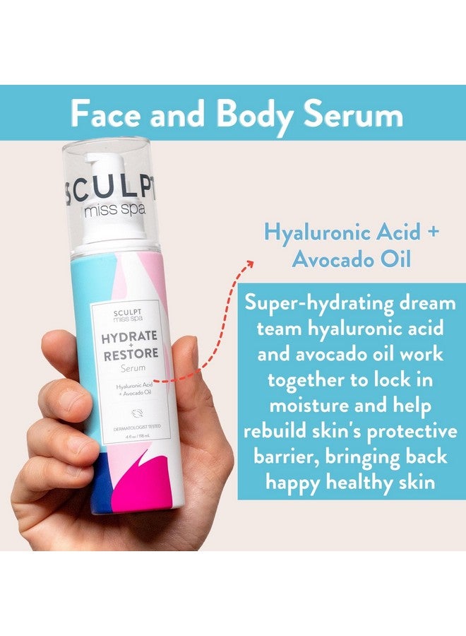 Face Serum For Women Hydrate Restore Facial Body Serum Hyaluronic Acid Face Serum For Glowing Skin Care Products Dermatologist Tested
