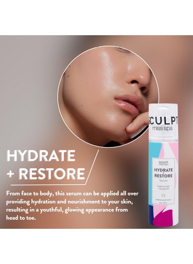 Face Serum For Women Hydrate Restore Facial Body Serum Hyaluronic Acid Face Serum For Glowing Skin Care Products Dermatologist Tested