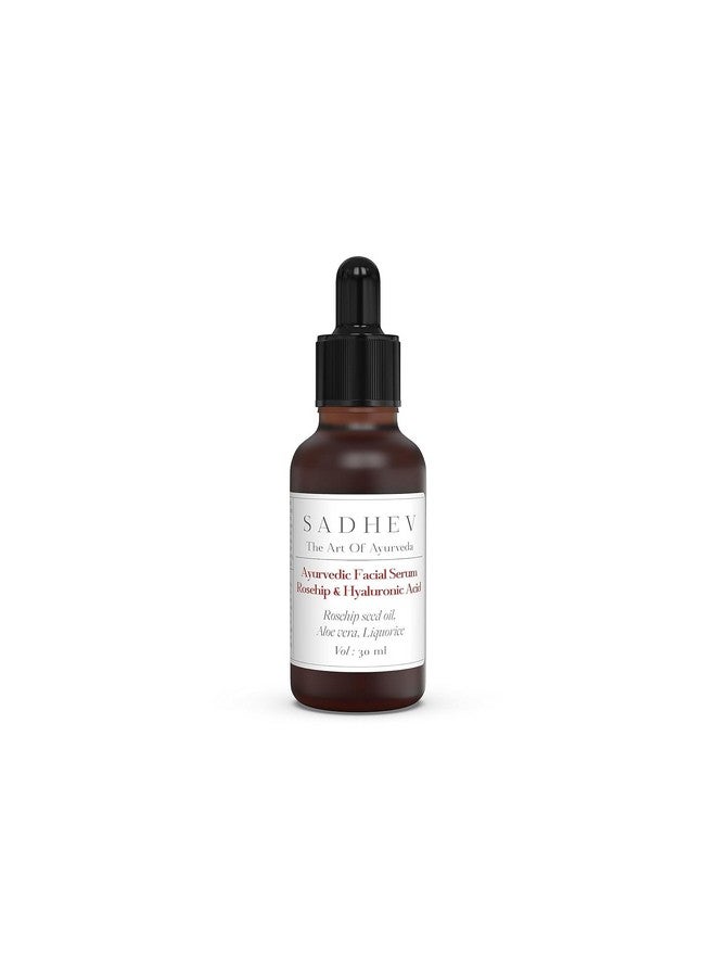 Ayurvedic Facial Serum Rosehip & Hyaluronic Acid 30Ml