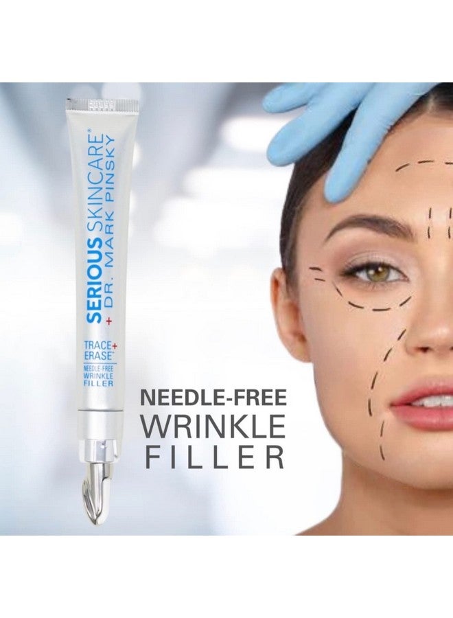 Dr. Mark Pinsky Trace + Erase Needle Free Wrinkle Filler 1 Oz Fills Visible Deep Lines Wrinkles And Creases Helps Restore Skin'S Youthful Elasticity And Tone Face And Neck