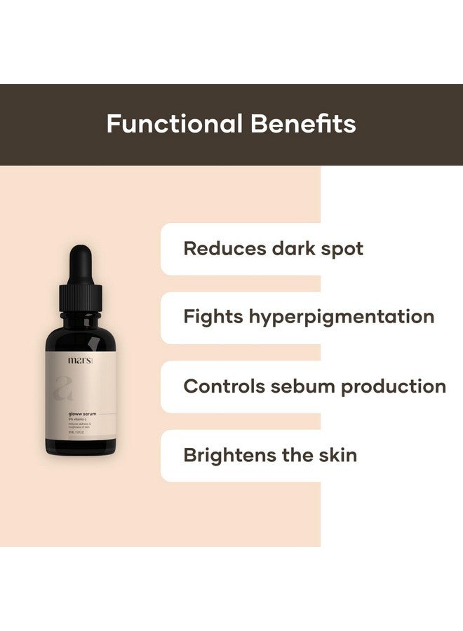 60Ml Jumbo Pack Vitamin C Face Serum With Niacinamide For Glowing And Brightening Targets Hyperpigmentation & Dull Skin