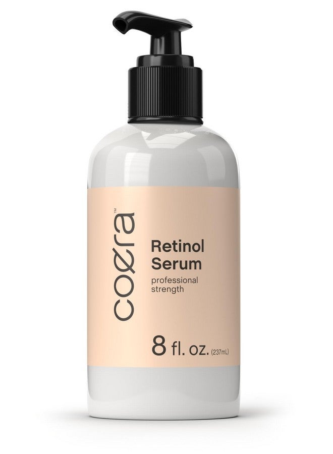 Retinol Serum For Face 8 Fl Oz Professional Strength Hydrating Skin Oil Free Of Parabens & Fragrances