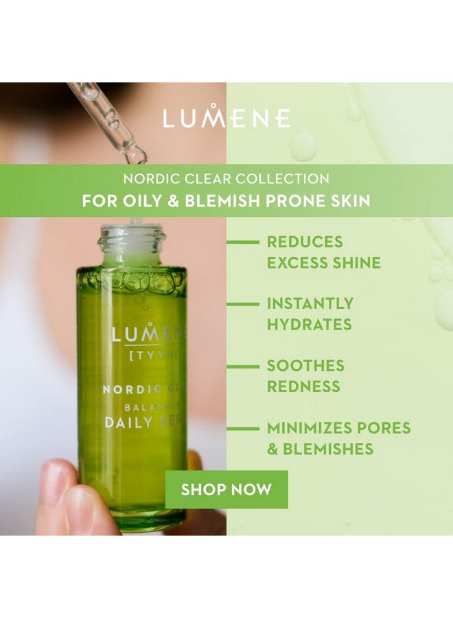 Nordic Clear [Tyyni] Balancing Daily Serum Hydrating Niacinamide Serum For Oily Combination & Acneprone Skin Helps To Reduce The Appearance Of Pores And Redness (1 Fl Oz)