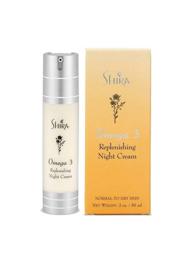 Omega 3 Replenishing Night Cream (2Oz) Rich Moisturizing Night Cream For Reduced Chronic Dryness And Smooth Plump Nourished Skin (2 Oz.)