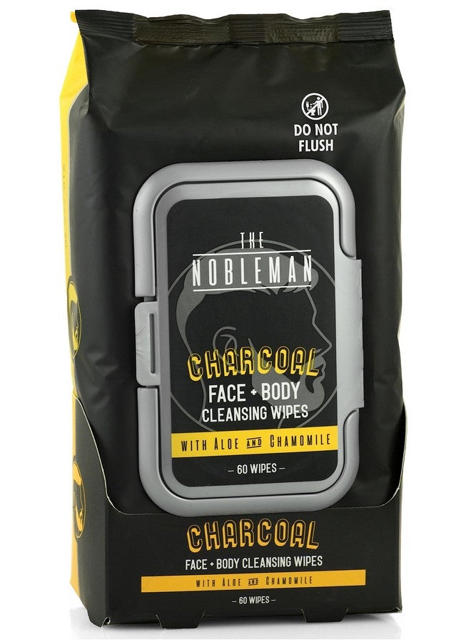 Charcoal Face + Body Cleansing Wipes