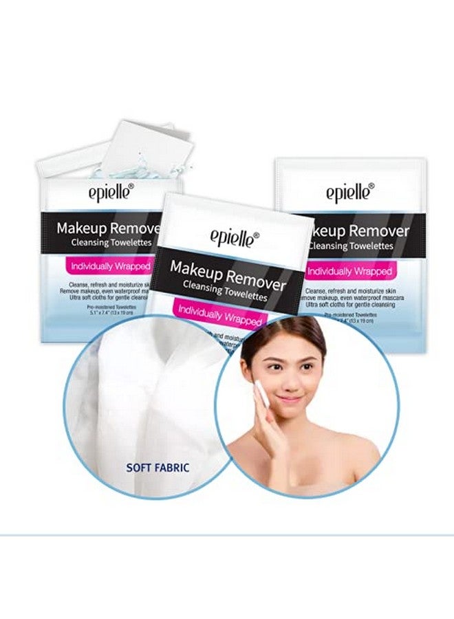 Makeup Remover Cleansing Towelettes 15 Individual Wipes Removes Oil Makeup & Waterproof Mascara Korean Skincare