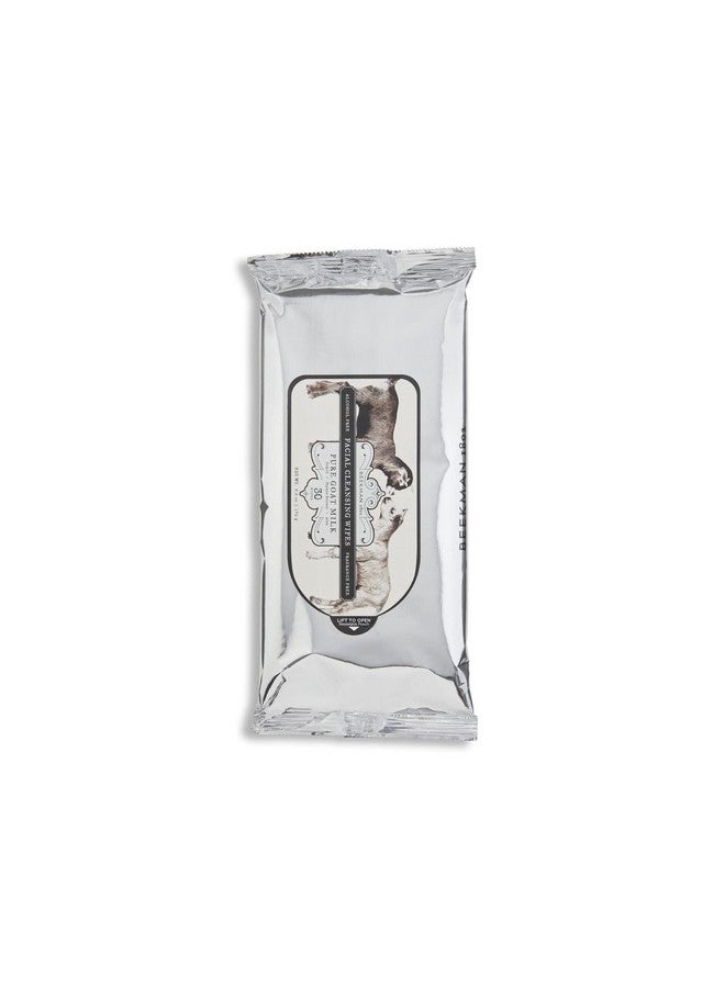 Face & Body Wipes Fragrance Free 30 Count Cleanses Dirt & Makeup With Goat Milk Aloe & Vitamin E