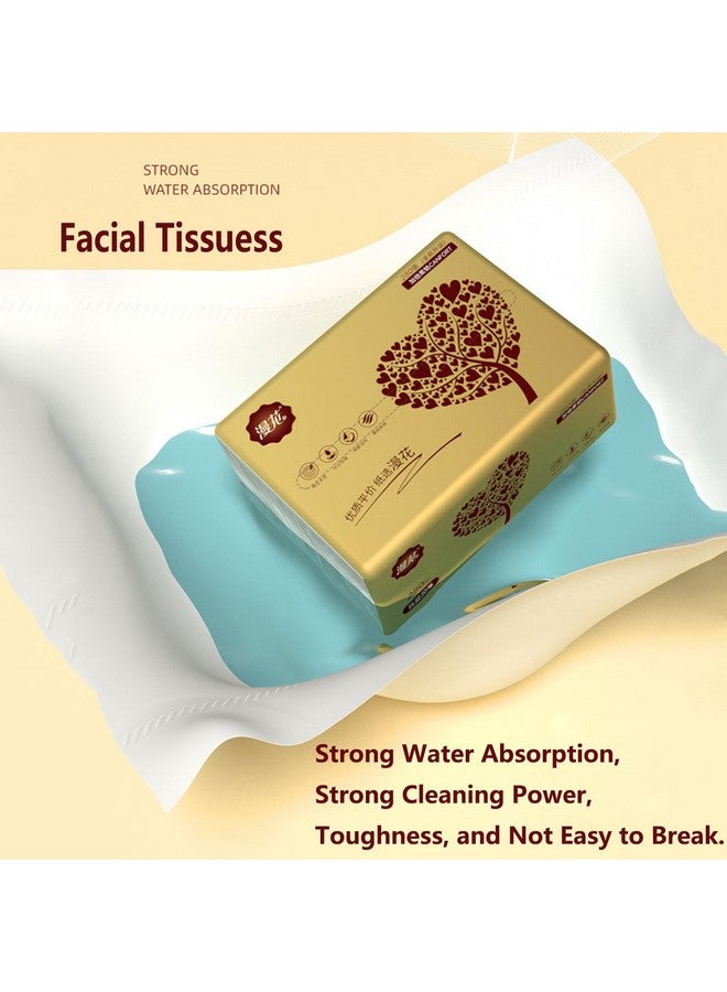 10 Packs Soft Small Facial Tissue Disposable Facial Napkin Wood Pulp Fiber Material Not Cotton Facial Towel White Facial Paper Tissue 4Ply 10 Pack 280 Sheets Per Pack 2800 Sheet In Total