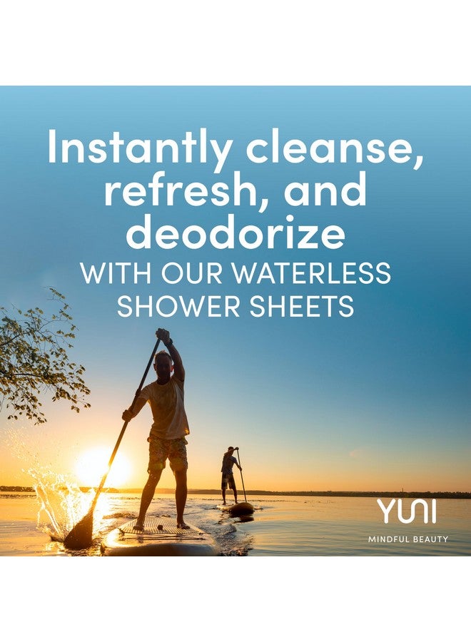 Large Body Wipes (Unscented 12 Count) Super Soft Moist Showerless Wipes That Cleanse & Deodorize Onthego Waterless Body Cleanser Biodegradable Individually Wrapped Wipes For Travel
