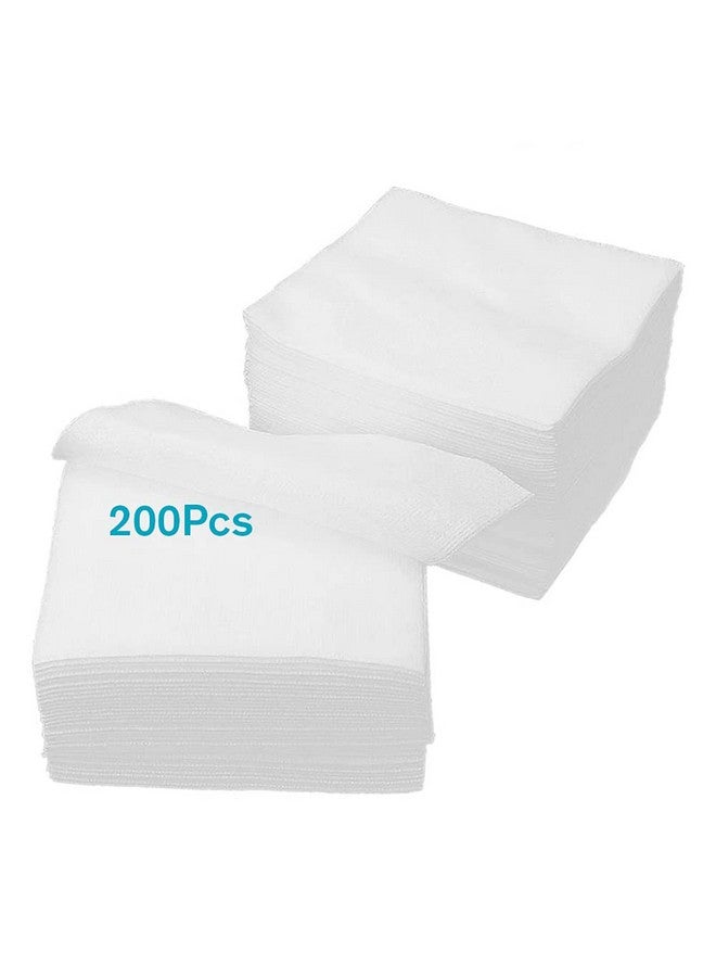 Disposable Esthetic Wipe4X 4Nonwoven 200 Count Facial Cleansing Soft Salon And Spa Essentialslintfree For Makeup Removal