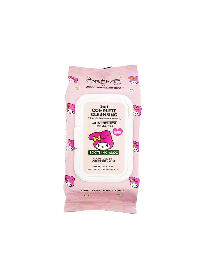 My Melody 3In1 Complete Cleansing Essencerich Towelettes Smoothing Aloe