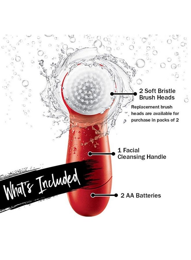 Facial Cleansing Brush Regenerist Face Exfoliator With 2 Brush Heads